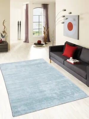 Produktbild von Teppich TALIN | Farbe: Mint; Größe: 250 x 350 cm | strapazierfähig und leicht zu reinigen | Wohnzimmer | Schlafzimmer