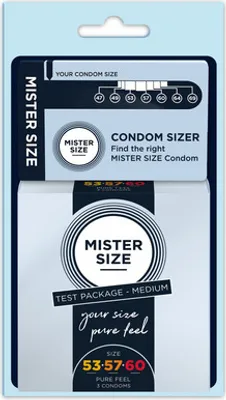 Immagine prodotto di Mister Size - Preservativi in lattice 3 misure diverse