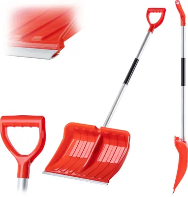 Produktbild von KADAX Schneeschaufel mit Aluminiumstiel 50 cm Orange
