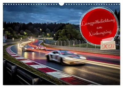 Produktbild von Langzeitbelichtung am Nürburgring (Wandkalender 2027 DIN A3 quer), CALVENDO Monatskalender