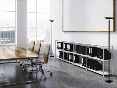 Produktbild von Unilux First, Schwarz, Schlafzimmer, Kinderzimmer, Homeoffice, Büro, Studie, Metall, LED, 40000 h, 3000 K
