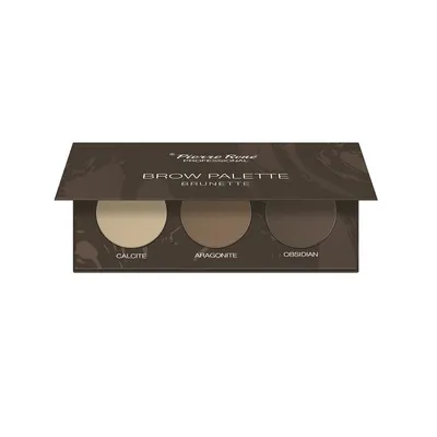 Productafbeelding van Pierre Rene wenkbrauwpalette, tint 03 Brunette, 3x 1,3 gram