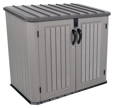 Produktbild von Lifetime Phil Kunststoff Mülltonnenbox 2x240 L| Grau 94x146x128 cm