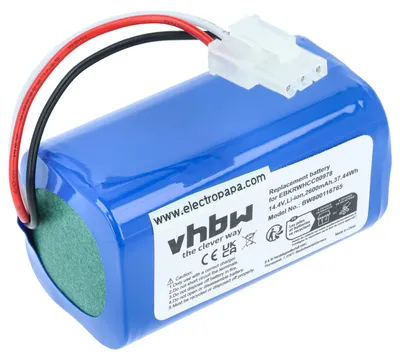 Produktbild von vhbw Akku kompatibel mit Miele Scout RX1 Staubsauger Schwarz (2600 mAh, 14,4 V, Li-Ion)