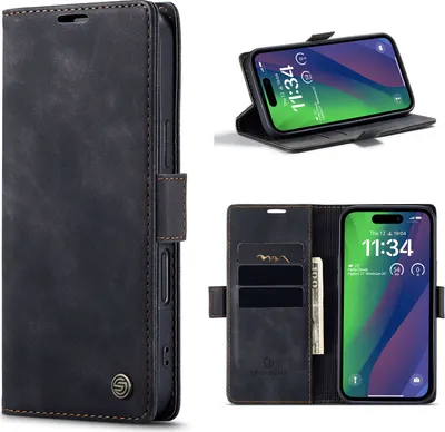 Produktbild von Solidenz Urban Book iPhone 16 Hülle - Zwart