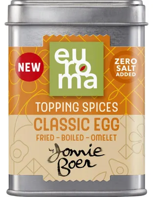 Imagen del producto de Euroma Classic Egg Topping Spice Mix 44 g - Mezcla picante para huevos, ensaladas y snacks