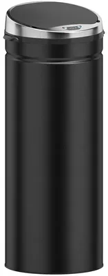 Produktbild von Sensor-Abfallbehälter 50L mit Infrarotsensor | Farbe: Schwarz | Abmessungen: 30,5 x 30,5 x 81,5 cm