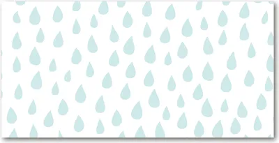 Produktbild von Tulup® Leinwandbild - 140x70 cm - Wandkunst - Drucke auf Leinwand - Leinwanddruck - Kinderzimmer - Blau - Tröpfchen