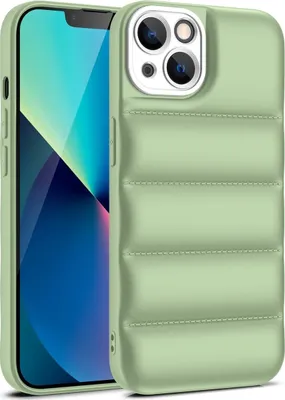 Produktbild von König Design Hülle kompatibel mit Apple iPhone 15 Plus Kunststoff Soft Handyhülle - Handy Case Armeegrün