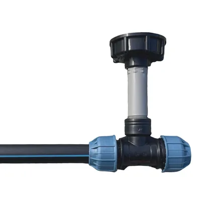 Produktbild von IBC Verbindungssets für 1-3 Wassertanks inkl. 3/4" Schwanenhals; opt. mit Containerauslaufhah; Erweiterbar