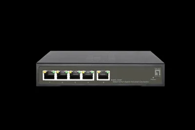 Produktbild von Switch 5x GE GES-2105P Hilbert 60W 4xPoE+