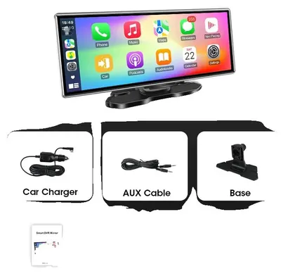 Immagine prodotto di Autoradio, integrazione con smartphone, controllo vocale, modello T313D con supporto