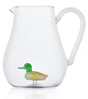 Produktbild von Ichendorf Entenkrug Animal Farm 0,5L Glas Krug Dekoration Geschenk