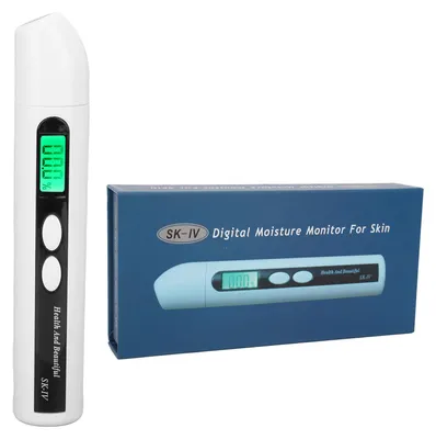 Obrázok produktu pre Testér pleti, digitálny detektor s LED displejom, technológia biosenzorov, analyzátor vlhkosti
