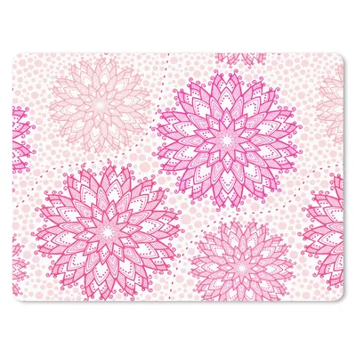 Produktbild von MuchoWow® Mauspad Mousepad Weihnachten - Sterne - Rosa - Muster 40x30 cm - Mousepads - Maus Mat - Pad - Mausunterlage - Anti Rutsch