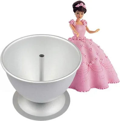 Image de Moule à gâteau de 20 cm, argent brossé