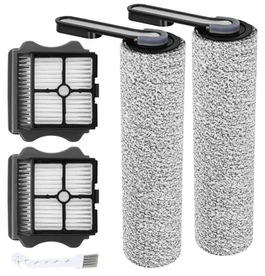 Ersatz-Bürstenwalze & HEPA-Filter, 2+2, für Tineco Floor One S5/S5 Pro