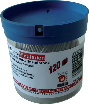 Produktbild von Wihedü Kordelbox mit Bindfaden (PP) - fein, bis 5 kg, 120 m