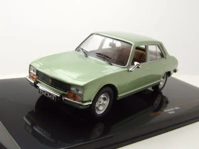 Produktbild von Peugeot 504 1969 grün metallic Modellauto 1:43 ixo models