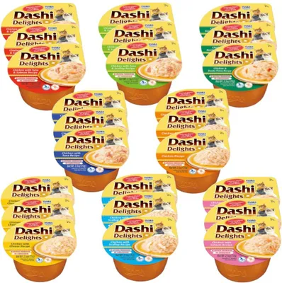 Produktbild von INABA Dashi Delights Chicken in broth - Katze behandeln - 70g