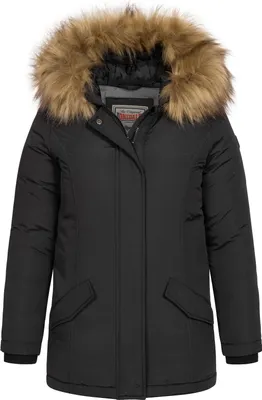 Produktbild von Mädchen Winterjacke mit Kapuze IRTON Black 140 Lonsdale