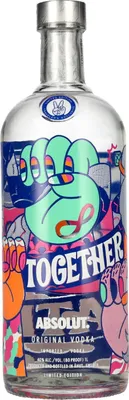 Produktbild von Absolut Vodka TOGETHER WE CREATE Limited Edition 40% Vol. 1l