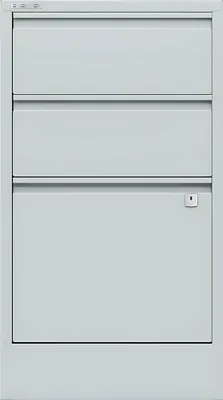 Produktbild von BISLEY Bisley Schubladenschrank Home Filer 413 x 672 x 400 mm (B x H x T) 2 Schubfächer Stahl lackiert Farbe: lichtgrau
