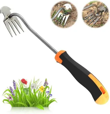 Immagine prodotto di Robusto estricatore di erbacce in acciaio per il giardinaggio