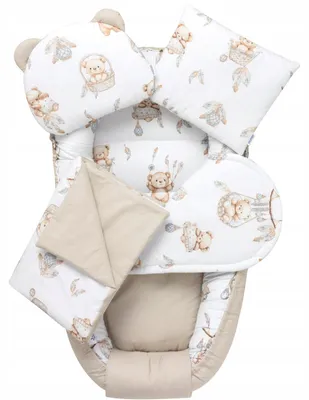 Produktbild von Jukki Babynest 5-teilig aus Baumwolle