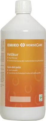 Produktbild von Emiko HorseCare Fellkur für Pferde 1Liter effektive Mikroorganismen Haut /Fell /Hufe