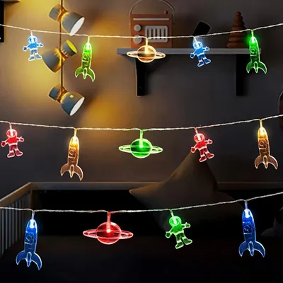 Feen-Lichterkette 3 m, 20 warmweiße LEDs, batteriebetrieben