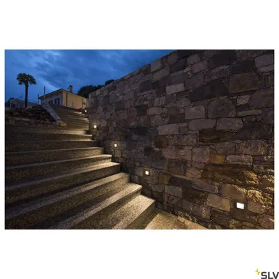 Image de Downunder Out S LED encastré mural IP55 alu 9x9 cm anthracite