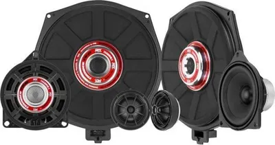 Obrázek produktu pro 3pásmový reproduktor MTX AUDIO, 20 cm, 4 ohmy, 150 W RMS, sada pro BMW a Mini