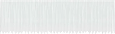 Image de vidaXL Rideau de dentelle avec rideaux Floral blanc 180 x 900 cm Polyester