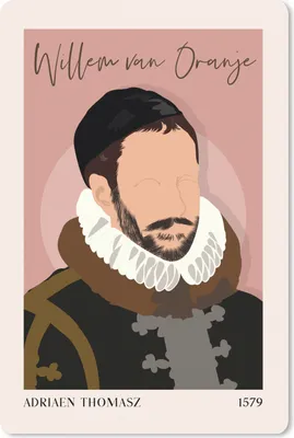 Produktbild von MuchoWow® Mauspad Mousepad Alte Meister - Wilhelm von Oranien - Rosa - Pfirsich 18x27 cm - Mousepads - Maus Mat - Pad - Mausunterlage