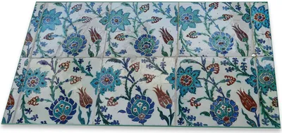 Produktbild von Herdabdeckplatte Abdeckung Glaskeramikfeld Abdeckplatte 1-Teilig 90x52 Blau Schutz