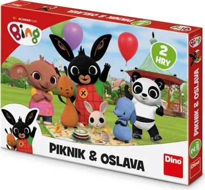 Zdjęcie produktu dla Dino Bing Gra dla dzieci Piknik & Przyjęcie 2w1 CZ