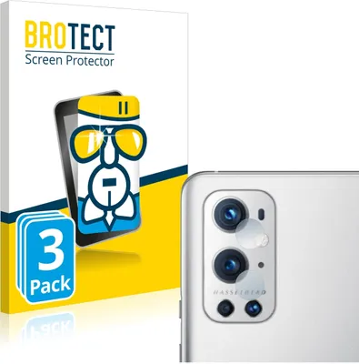 Produktbild von 3x BROTECT Schutzglas für OnePlus 9 Pro (NUR Kameraschutz) Schutzfolie Panzer Folie Glas Display Schutz klar