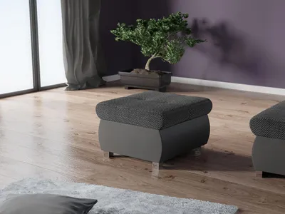 Obrázek produktu pro Taburet ABEL 1 - šedá  / tmavý šedý