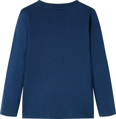 Produktbild von vidaXL Kinder-Langarmshirt Marineblau 128