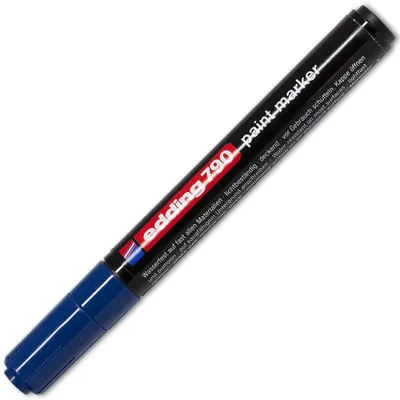 Produktbild von Edding – Paintmarker 790 auf Alkoholbasis, 2–3 mm, blau | 10 Stück