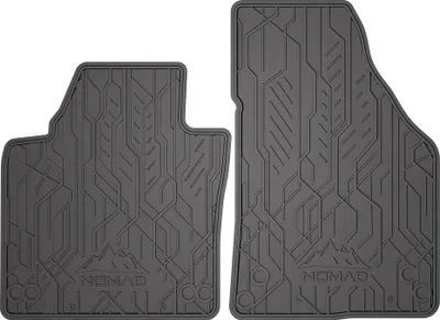 Produktbild von Fußmatten Gummimatten Automatten für VW Caddy III 2003-2020 Gummi Schwarz 2tlg