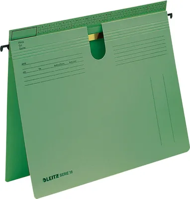 Immagine prodotto di 50 cartelle sospese LEITZ SERIE 1814 cartone verde DIN A4