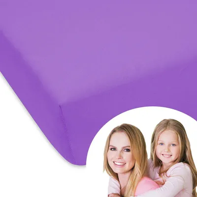 Produktbild von Designpremium Jersey Spannbettlaken 180x200 cm Baumwolle
