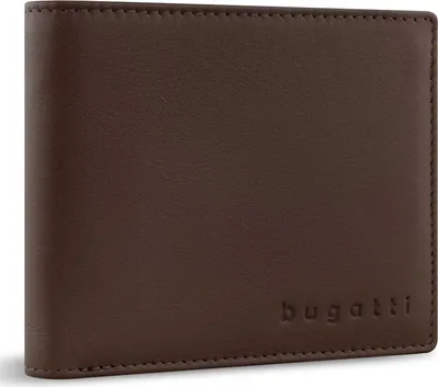 Image de bugatti Cuir porte-monnaie Lima RFID Wallet With Flap Cognac brun
