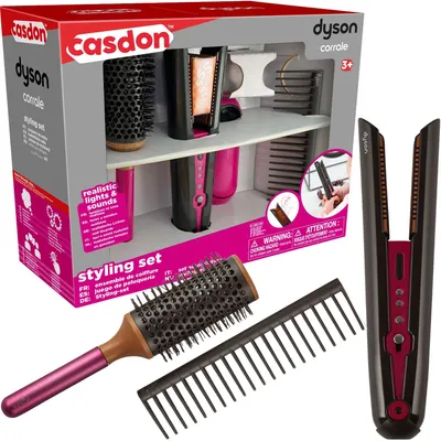 Immagine prodotto di Kit di styling, Casdon, Dyson, rosa e grigio, per bambini sopra i 3 anni