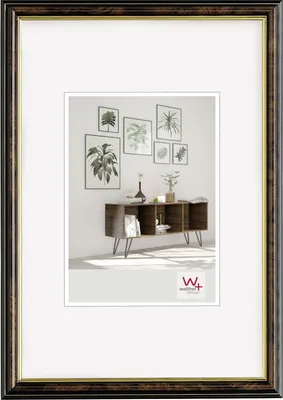 Produktbild von Walther Design JD520N, Einzelbilderrahmen, Polystyrol, Walnuss, 10 x 15 cm, 17 mm, 185 mm