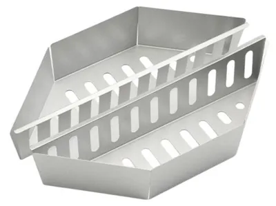 Produktbild von Set aus 2 verzinkten Stahl-Kohlekörben