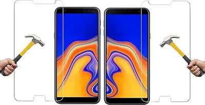 Produktbild von ino 2x Schutzglas kompatibel mit Samsung Galaxy  J4 Panzerglas  Panzerfolie Displayschutzglas Schutz Glasfolie Displayglas 9H