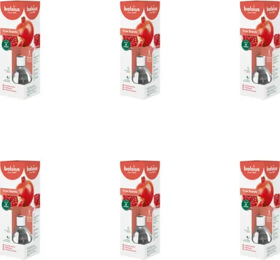 Produktbild von Bolsius - True Scents - Duftstäbchen - 60 ml - Granatapfel - Vorteilspack - 6 Stücke